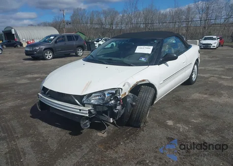 2002 Chrysler Sebring Lxi из США, поврежденный, VIN 1C3EL55R72N307502